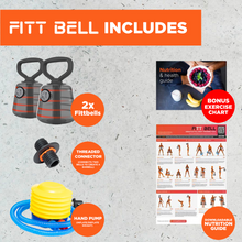 Load image into Gallery viewer, FITT Bell Kettlebell and Barbell System